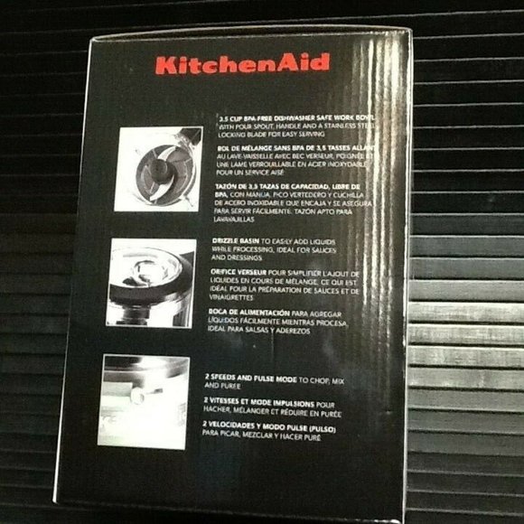 new in box PISTACHIO GREEN KitchenAid 3.5-Cup Food Chopper a.k.a. Food Processor - Picture 3 of 13